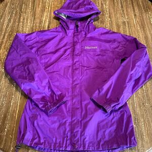 Marmot Rain Jacket Waterproof Outdoor Purple Women’s Size S